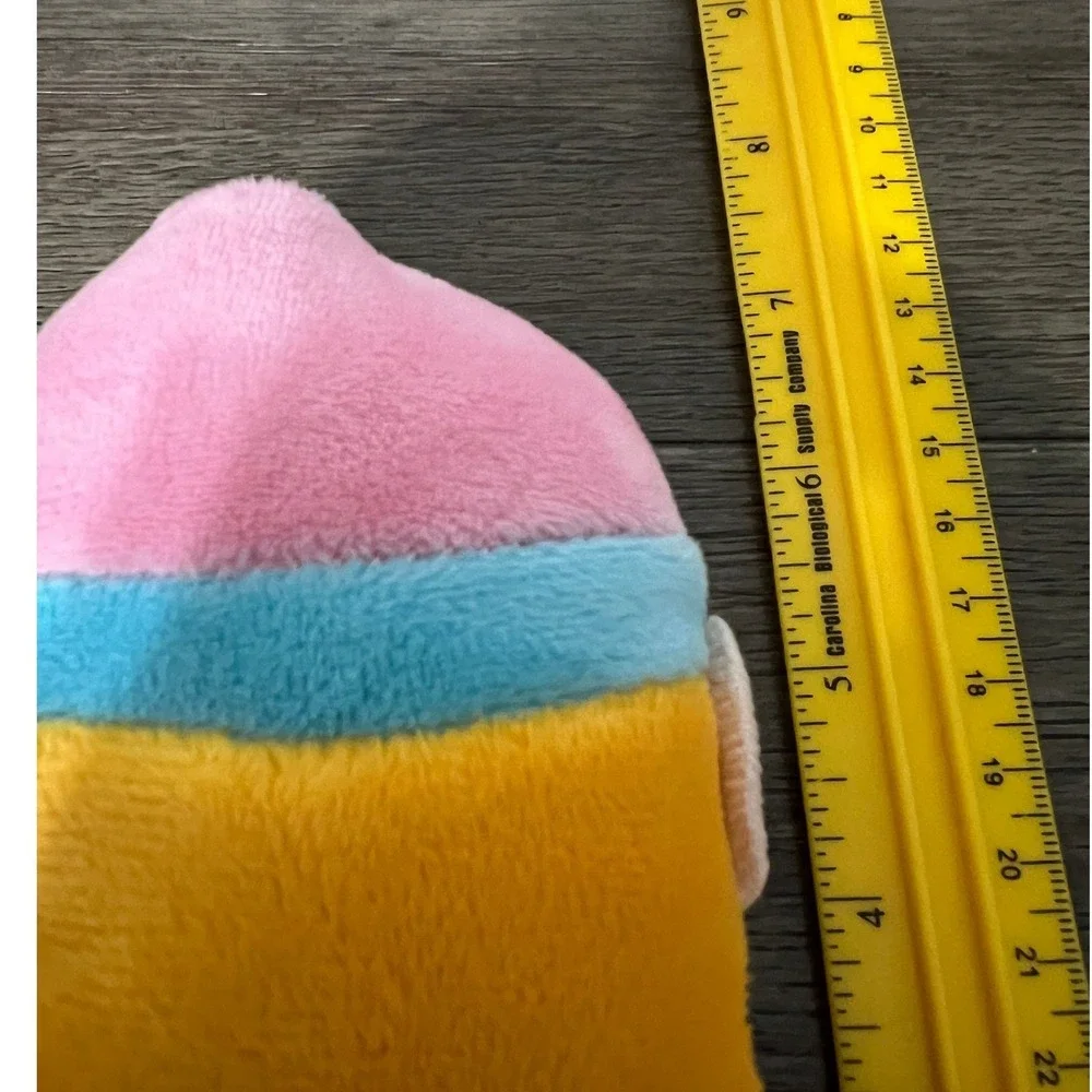 Hallmark Girl Elf Plush 2015 Pink Blue Velour Christmas Doll Toy North Pole